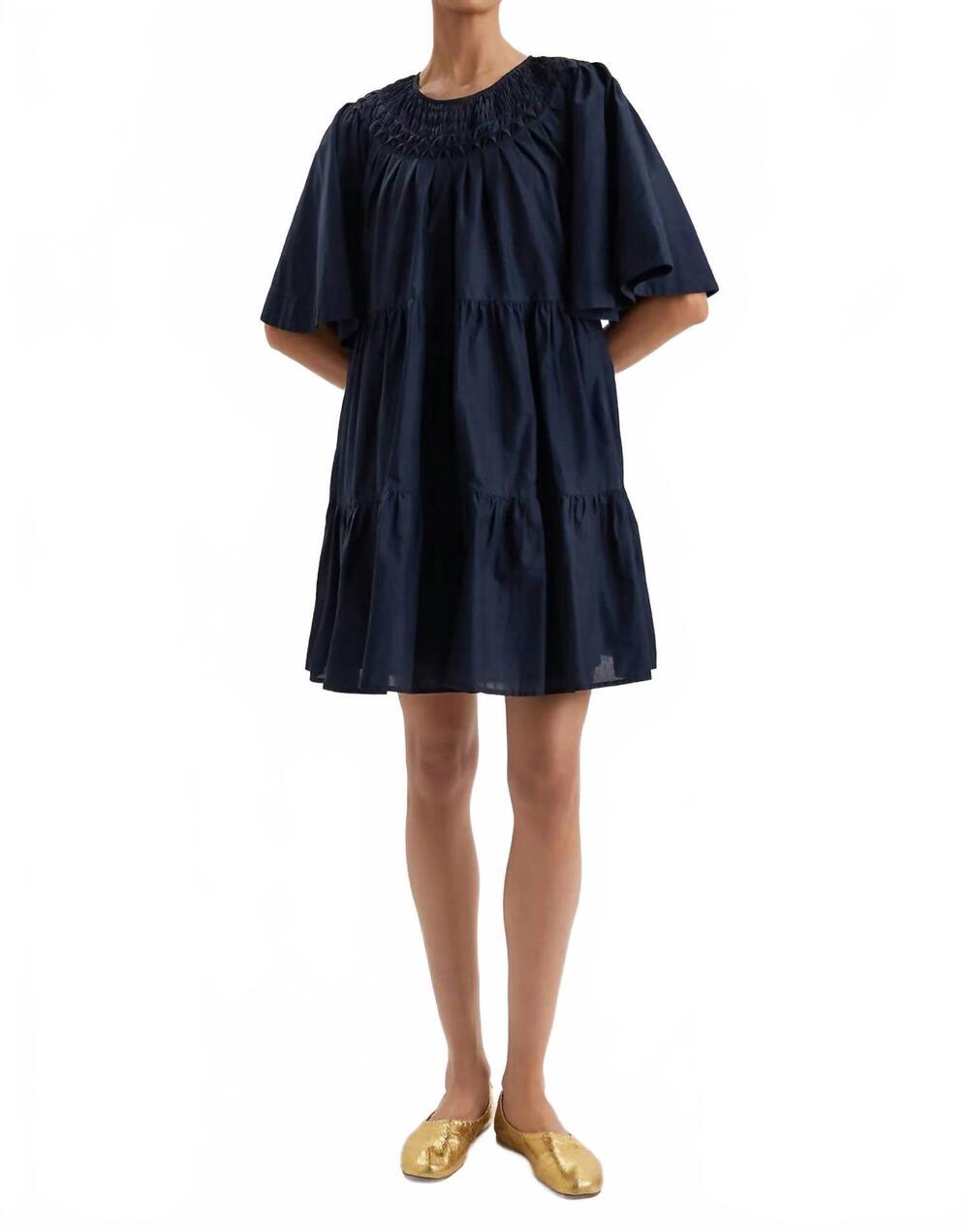NEW MERLETTE rohilla mini dress in navy